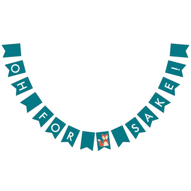 Banderines Oh, para el cumpleaños del motivo del Fox (Todo)