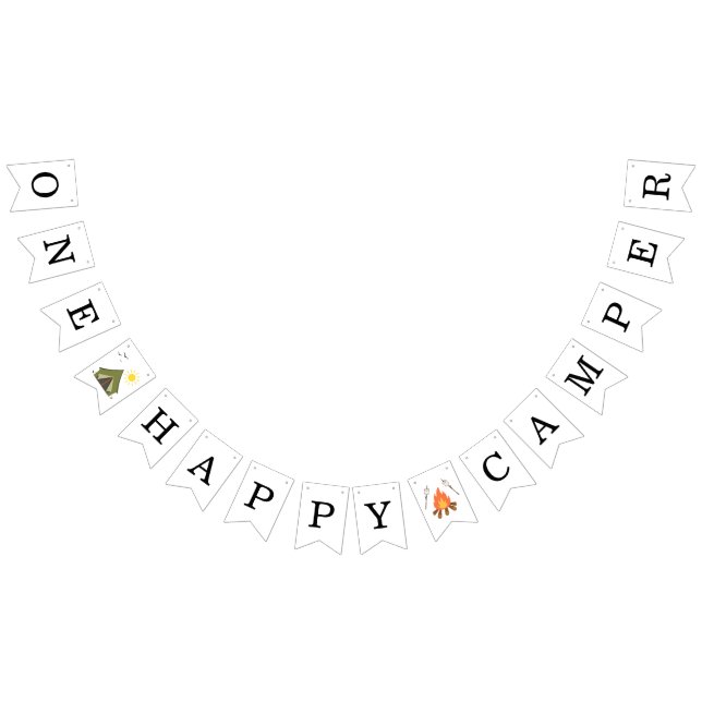 Banderines One Happy Camper Boys Birthday  (Todo)