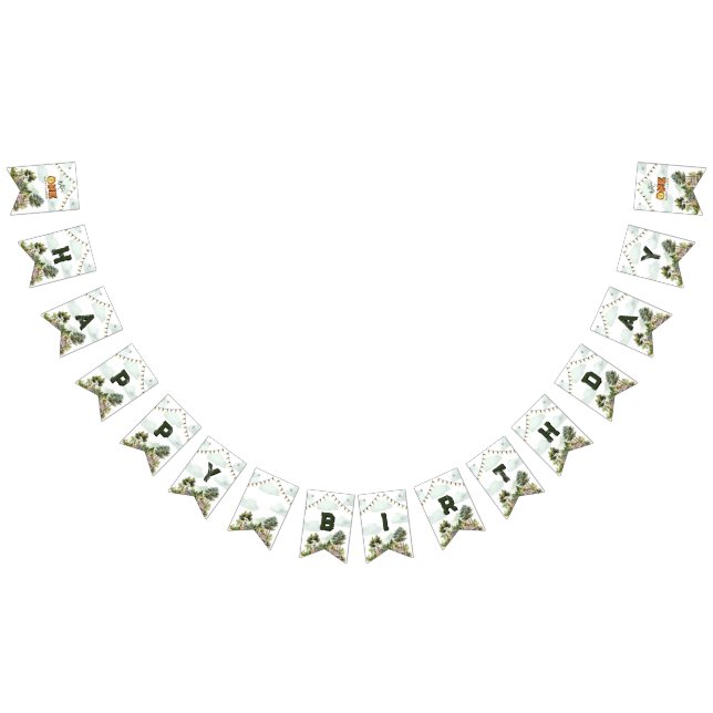 Banderines One Happy Camper First Birthday  (Todo)