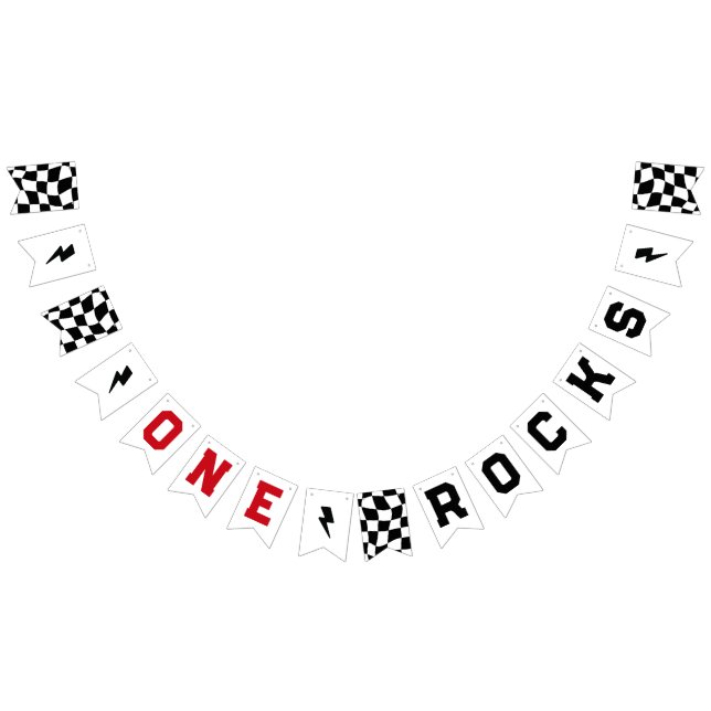 Banderines One Rocks First Birthday Rock n Roll (Todo)