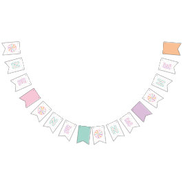 Banderines One Sweet Birthday ONE ONE ONE BANNER BUNTING