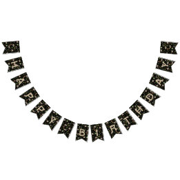 Banderines Opossules en un campo de cerezos en negro