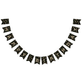 Banderines Opossules en un campo de cerezos en negro