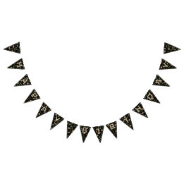 Banderines Opossules en un campo de cerezos en negro