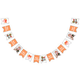 Banderines Orchard Garden Peach Summer Party bunting banner