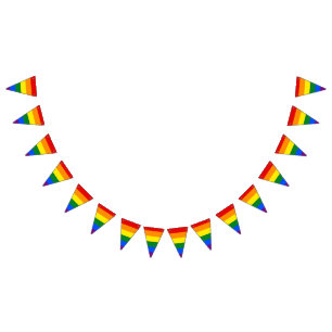 Banderines Orgullo arcoiris