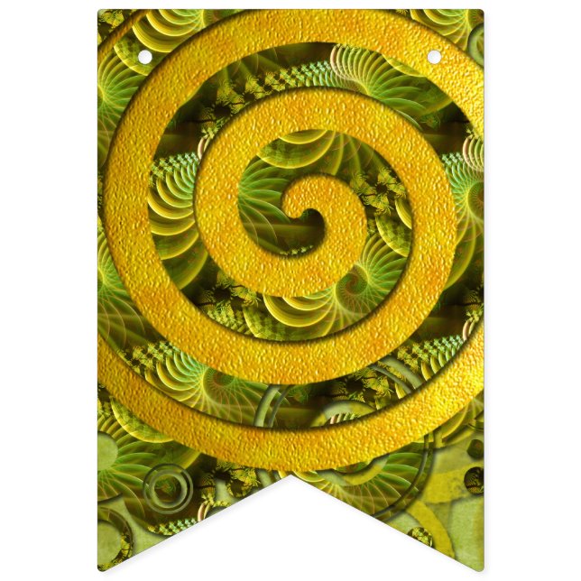 Banderines Oro de espiral de poder de curación (Primera bandera)