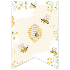 Banderines Our Little Honey 1st Birthday Banner