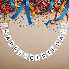 Banderines Out to Space Customizable Birthday