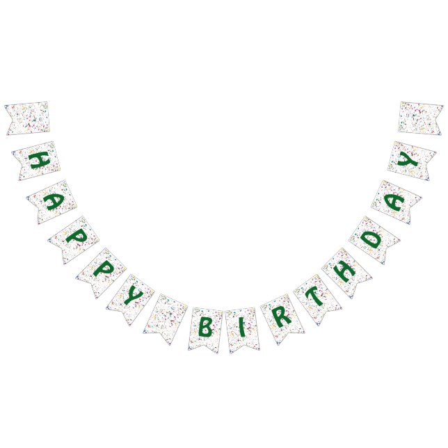 Banderines Paint Splatter Bunting Flags (Todo)