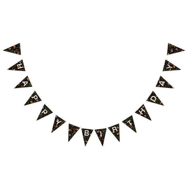 Banderines Pandas rojos en el bosque negro (Todo)