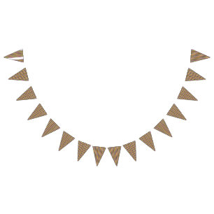 Banderines Papel de envoltura rojo y naranja con acabado bril