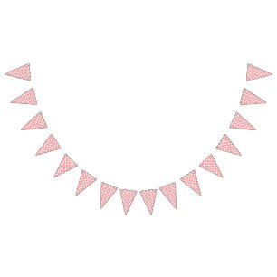 Banderines Papel de envolvimiento floral rojo y rosa brillant