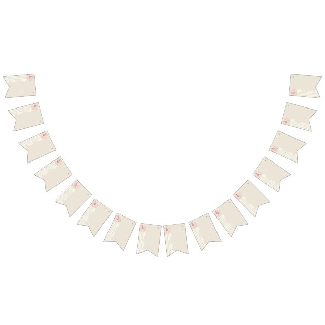 Banderines Papel de libro de cricket Beige (Todo)