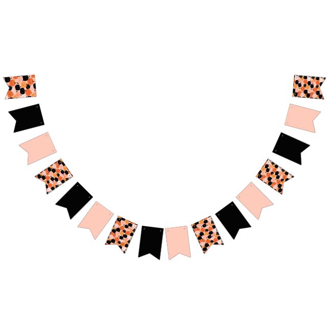 Banderines Parche de calabaza de Halloween (Todo)