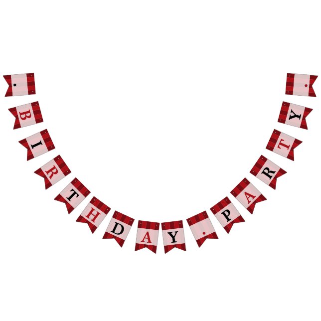 Banderines Partido de cumpleaños de color de circo clásico (Todo)