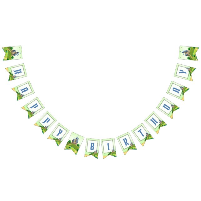 Banderines Partido de Cumpleaños del Príncipe (Todo)