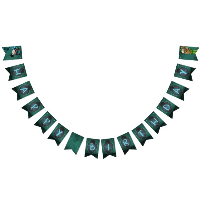 Banderines Partido del Cumpleaños del Oso y la Fox (Todo)