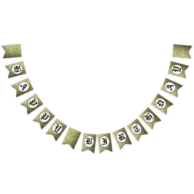 Banderines Partido del Cumpleaños del Príncipe y la Corona (Todo)