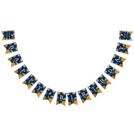 Banderines Partido del Primer Cumpleaños del Astronauta Espac