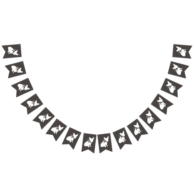 Banderines Partido temático francés del Bulldog - Baby Shower (Todo)