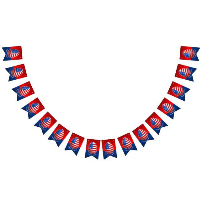 Banderines Pascua de Estados Unidos (Todo)
