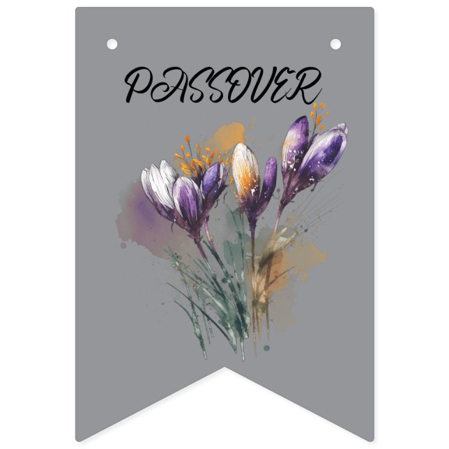 Banderines "Passover" bunting banner (Primera bandera)