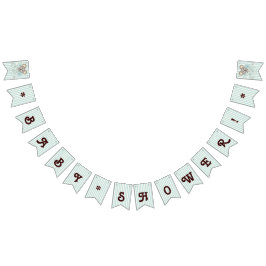 Banderines Pastel azul banda Cute Koala Boy Baby Shower