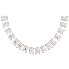 Banderines Pastel Resumen Elegante PERSONALIZADO de Moda BABY