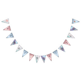 Banderines Pastel Safari Animales Personalizados Fiesta de Cu