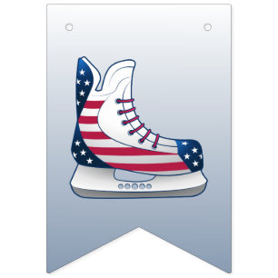Banderines Patines de Hockey USA