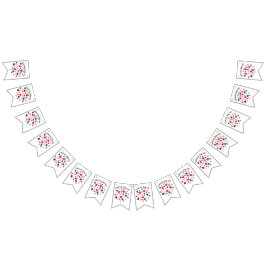 Banderines Patriotic Summer July 4th bunting