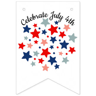 Banderines Patriotic Summer July 4th bunting