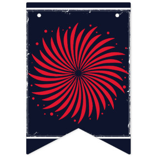 Banderines Patrióticos de Fuegos Artificiales de M