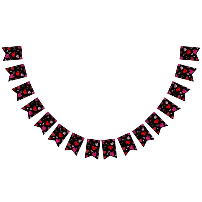 Banderines Patrón cardíaco (Todo)