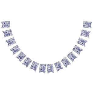 Banderines Patrón de azulejos de cerámica