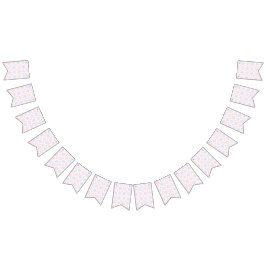 Banderines Patrón de diamantes de Pascua con huevos decorados