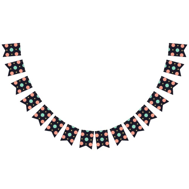 Banderines Patrón de espacio (Todo)