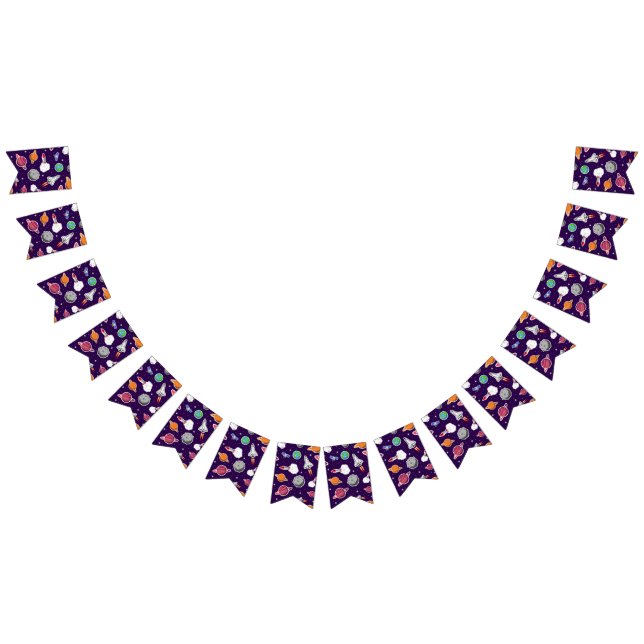 Banderines Patrón de espacio (Todo)