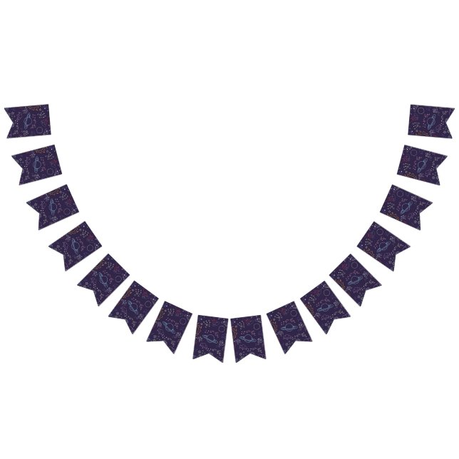 Banderines Patrón de espacio (Todo)