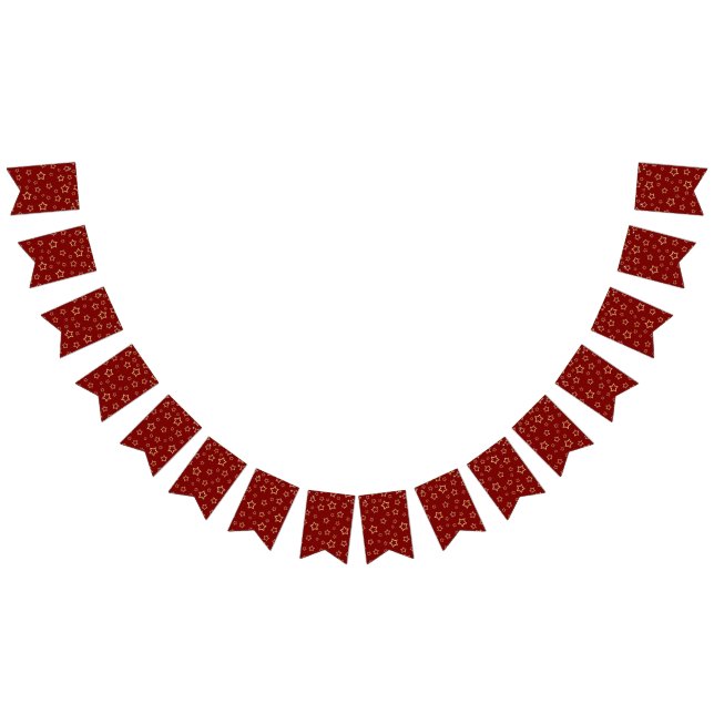 Banderines Patrón de estrellas (Todo)