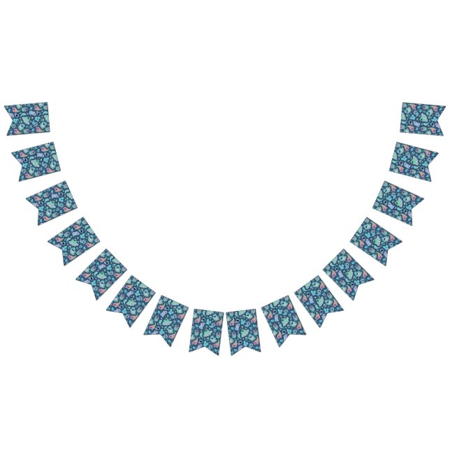 Banderines Patrón de fantasma (Todo)