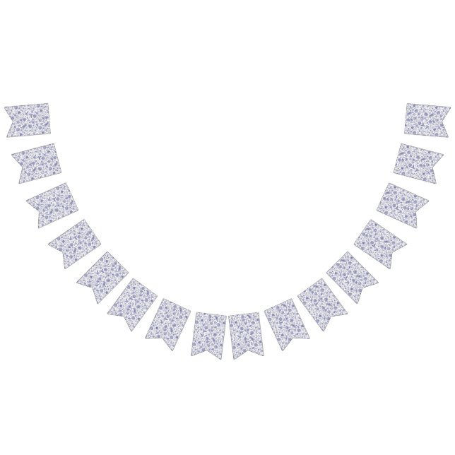 Banderines Patrón de flor (Todo)