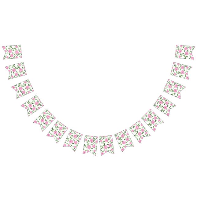 Banderines Patrón de flor (Todo)