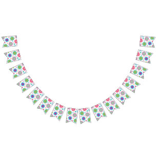 Banderines Patrón de flor