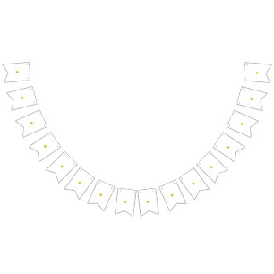 Banderines Patrón de girasol   Vibrante diseño floral veranie