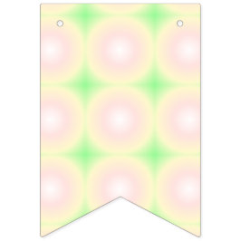 Banderines Patrón de gradiente óptico 3D blanco Rosa verde pá