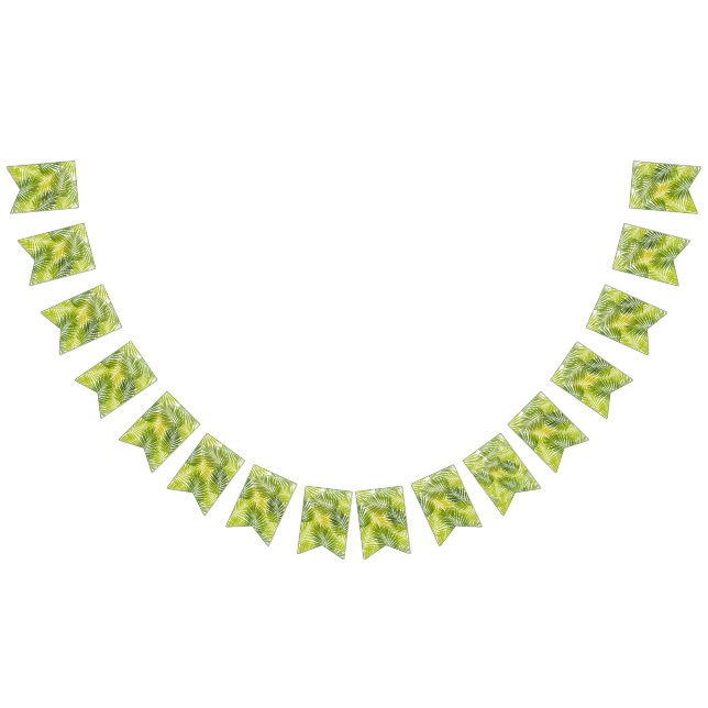 Banderines Patrón de hojas (Todo)