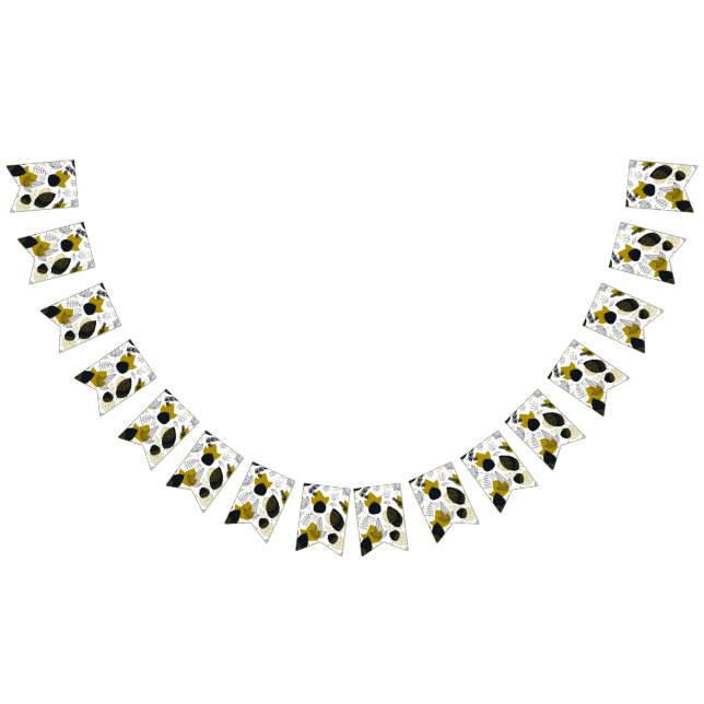 Banderines Patrón de hojas (Todo)