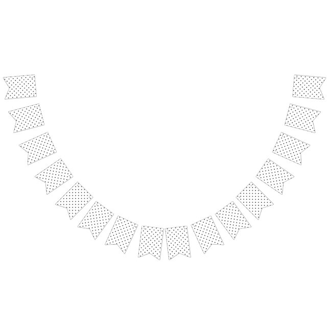 Banderines Patrón de puntos polacos (Todo)